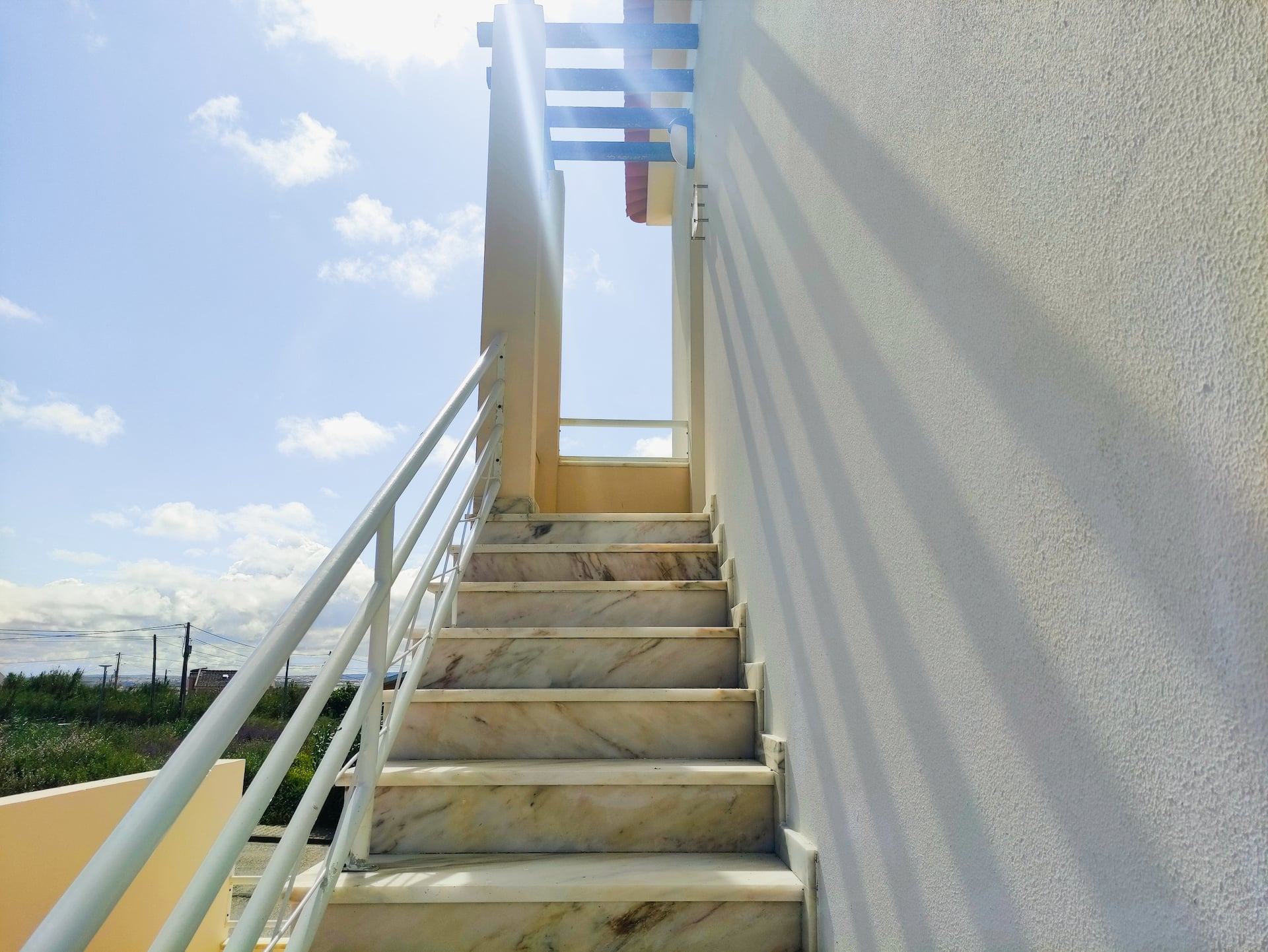 SurfPeniche Ocean View — staircase in Peniche